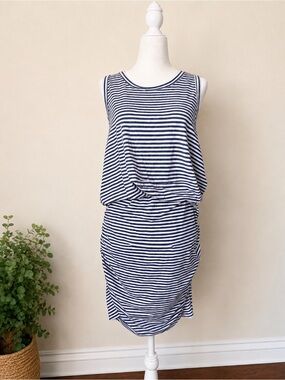 Sundry costal/ beach Stripe Sleeveless Cotton Midi Dress NWT from Anthropologie